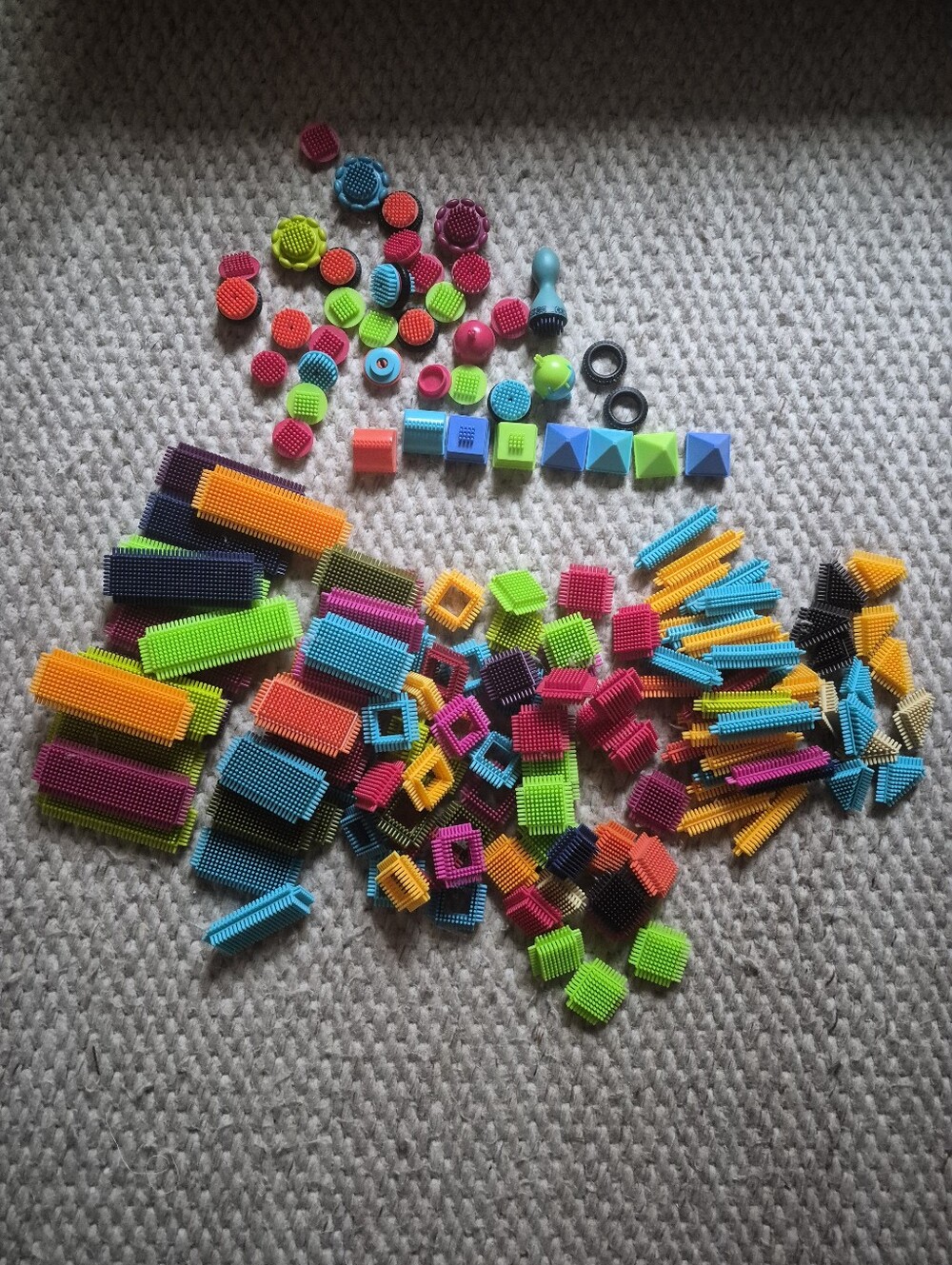 Building blocks - building toys - bristle blocks
